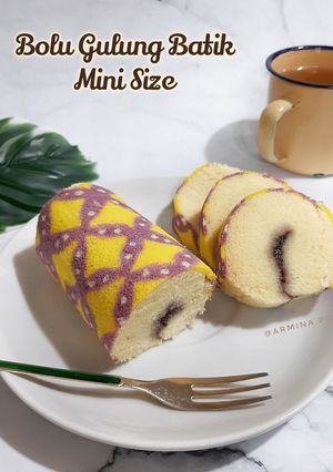 Foto resep Bolu Gulung Batik Mini Size