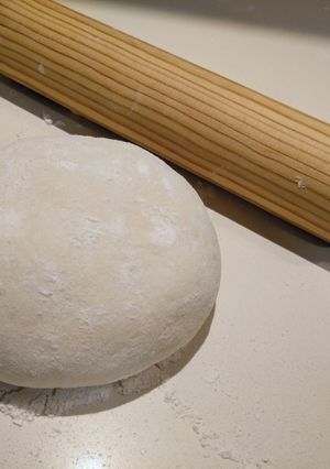 Una foto de Masa de pan para pizzas