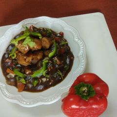 Soyabean Manchurian Gravy A picture of Soyabean Manchurian Gravy.