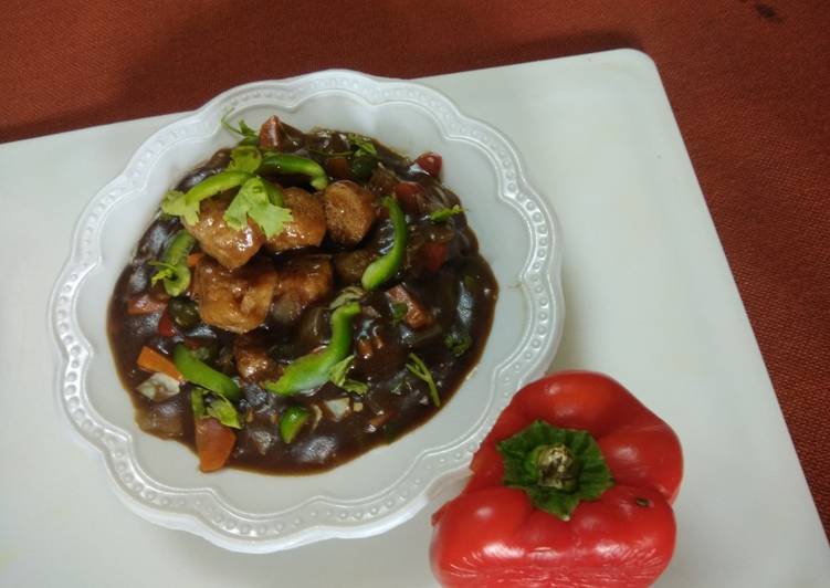 Recipe of Homemade Soyabean Manchurian Gravy