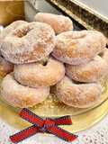 Rosquillas con preparado de flan “sin gluten”