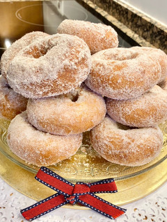 Una foto de Rosquillas con preparado de flan “sin gluten”
