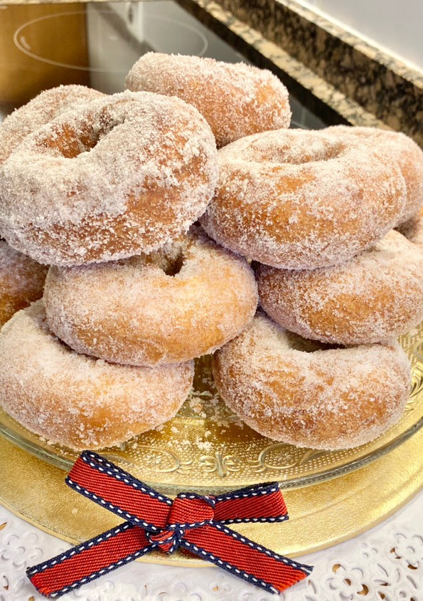 Una foto de Rosquillas con preparado de flan “sin gluten”