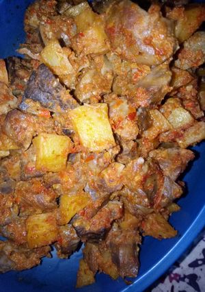 Foto resep Sambal goreng kentang ati ampela ala ussy