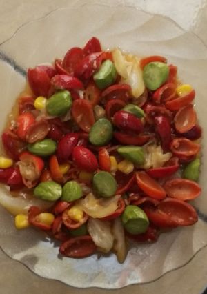 Foto resep Tumis kulit melinjo petai