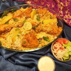 A picture of Chicken Tikka Biryani.