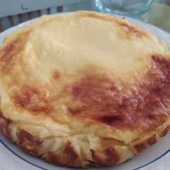 Una foto de Tarta de queso al horno