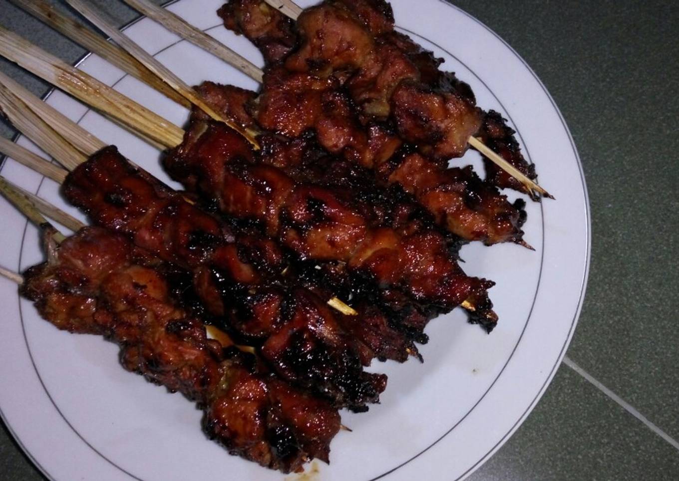 Sate Kambing bumbu kecap petcaaahhh pedesnya