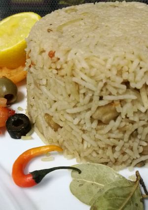 A picture of Kabli chana pilau.