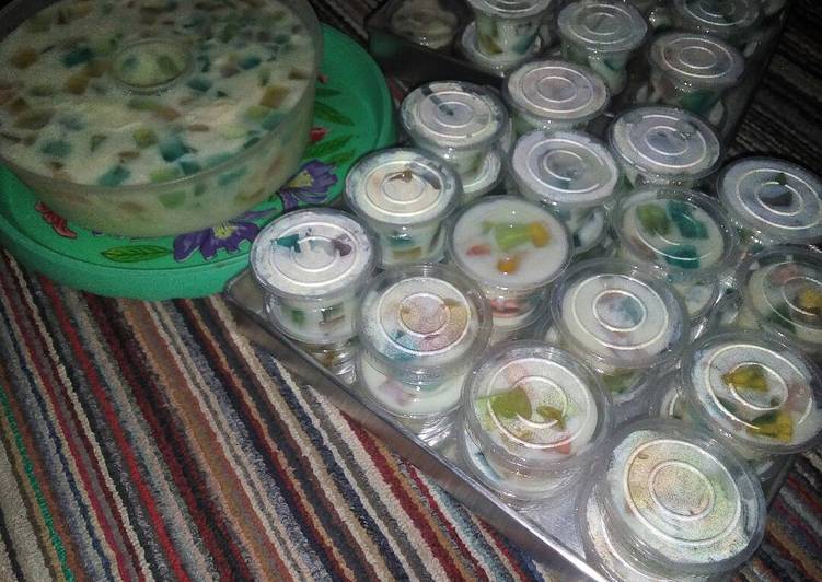 Bumbu Puding susu🍶nutrijel in cup | Cara Masak Puding susu🍶nutrijel in cup Yang Lezat Sekali