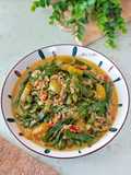 Santan Pedas Bunga Genjer Udang Kering