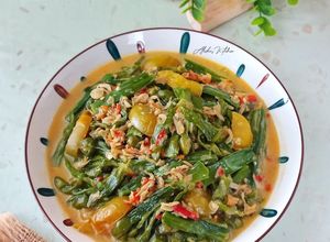 Foto resep Santan Pedas Bunga Genjer Udang Kering