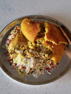 عکسی از دستور ته چین مرغ