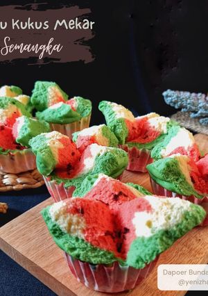 Foto resep 42).Bolu Kukus Semangka