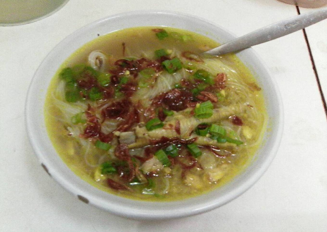 Soto Ayam+Ceker Sederhana