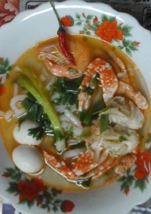 Hình của món Bánh canh ghẹ.