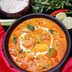 Thai Style Red Chicken Curry A picture of Thai Style Red Chicken Curry.
