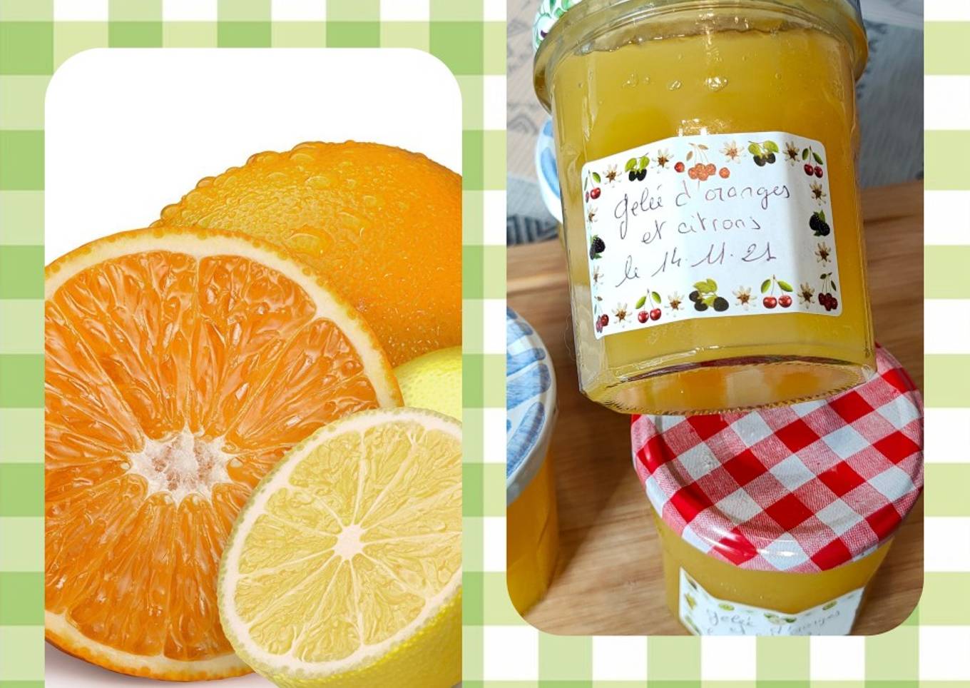 Gelée d'oranges et citrons