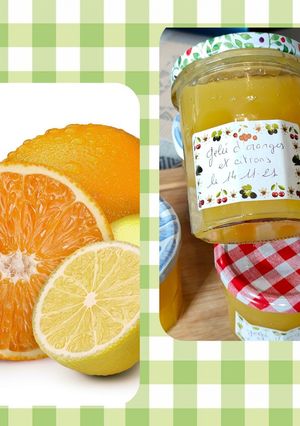 Une photo de Gelée d'oranges et citrons