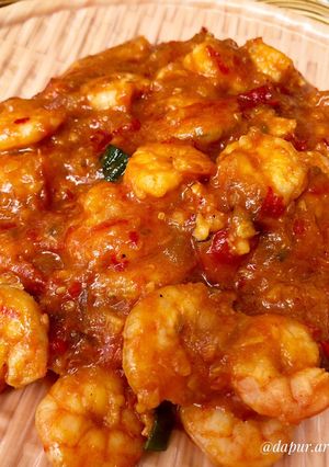 Foto resep Udang Saos Pedas
