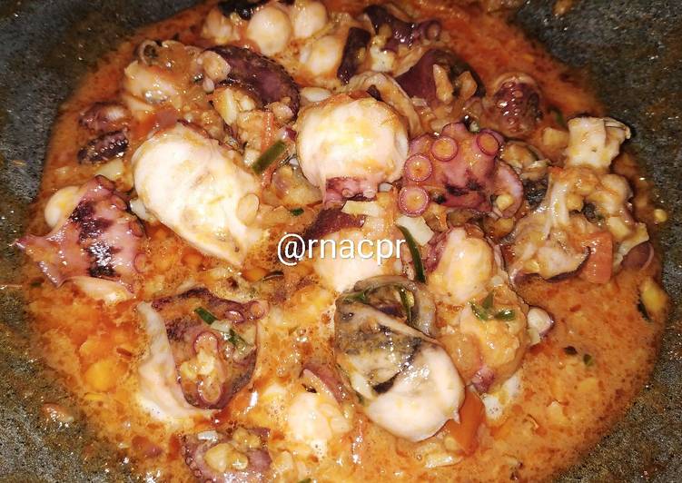 Resep Octopus baby gurita ala-ala Bangkok yang Bikin Ngiler