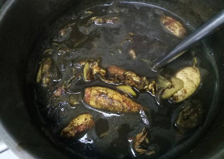 Resep Cumi kelak kuning/ragi rajang (khas pulau lombok) yang Enak