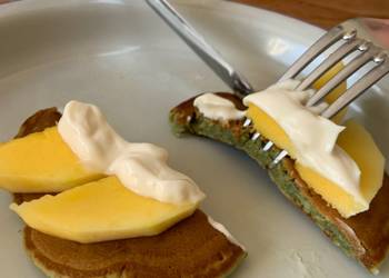 Popular Cuisine Pandan Banana Pancakes Delicious Simple