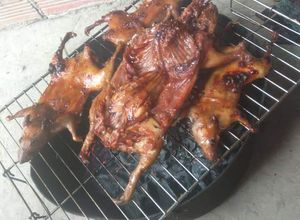 Hình của món Chuột Nướng Sa Tế.