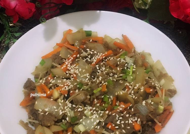 Resep Bulgogi jamur wortel 💕, Sempurna