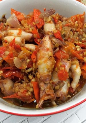 Foto resep Sambal Cumi Asin