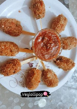 A picture of Veg lollipops.