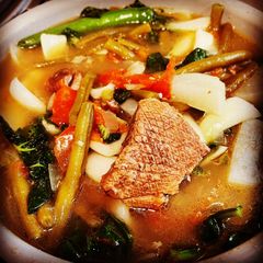 A picture of Instant Pot/Air fryer Pork Sinigang.