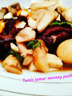 Foto resep Tumis jamur merang putih telur