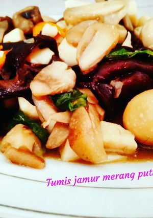 Foto resep Tumis jamur merang putih telur