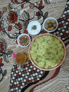 عکسی از دستور نخودفرنگی پلو 😋
