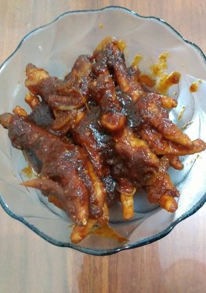 Foto resep Ceker pedas manis simpel