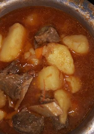 A picture of Beef stew(tumbukiza).