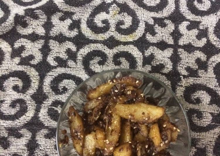 Recipe of Ultimate Aloo with sesame seed and honey