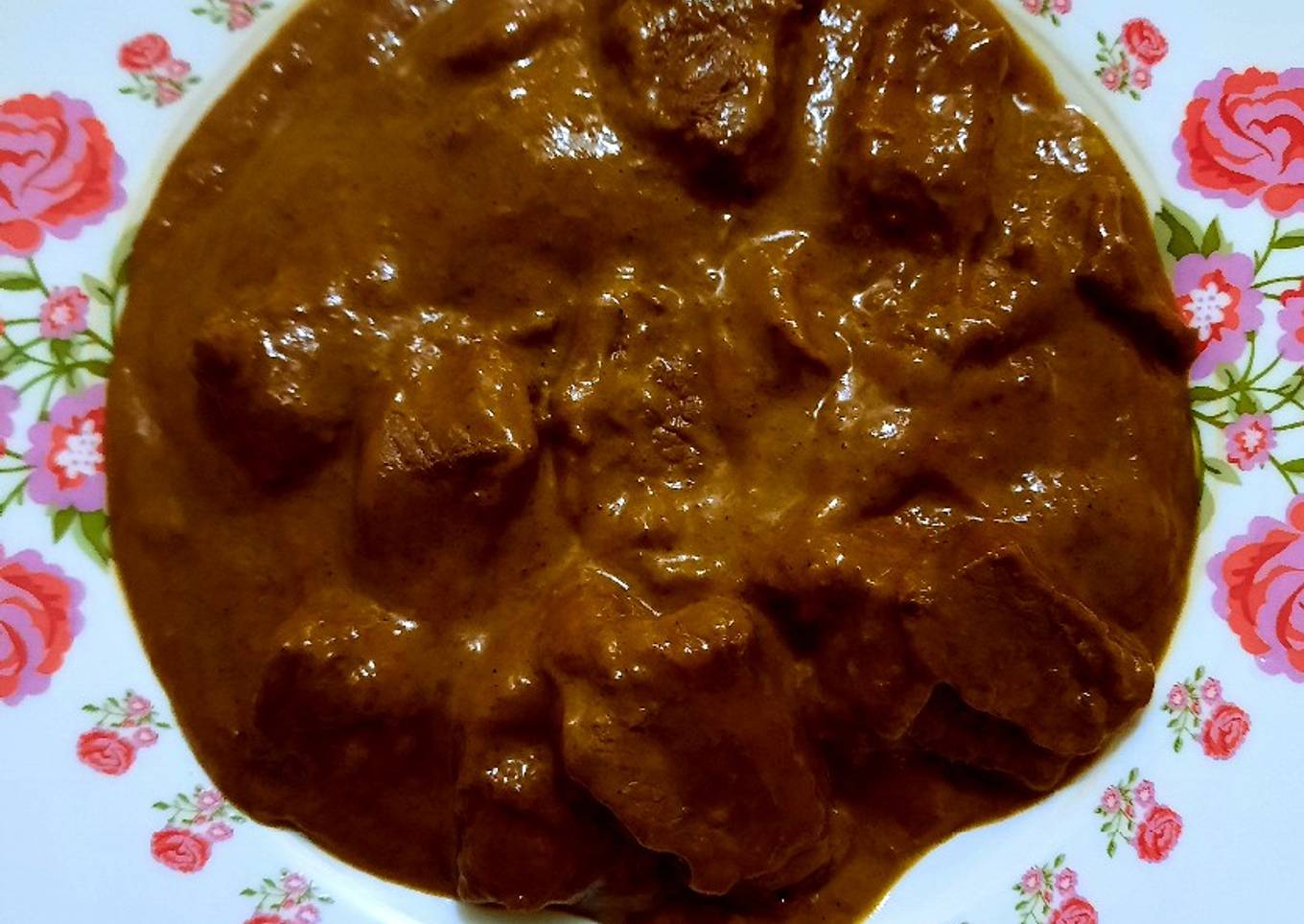 Daging rendang bumbu instan bamboe