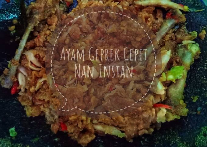 Ayam Geprek Cepet nan Instan