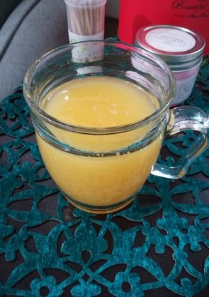 عکسی از دستور آبمیوه طبیعی خوشمزه و مقوی برای خودم