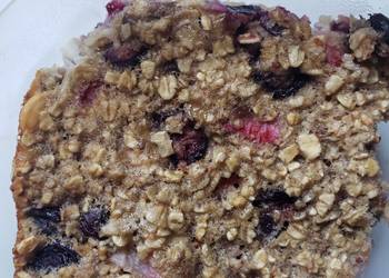 How To Make Recipe Healthy Baked Oatmeal Home Style