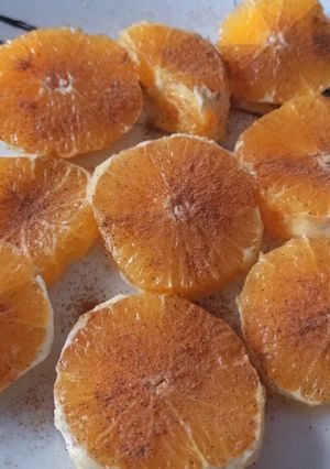 Una foto de Naranjas con canela