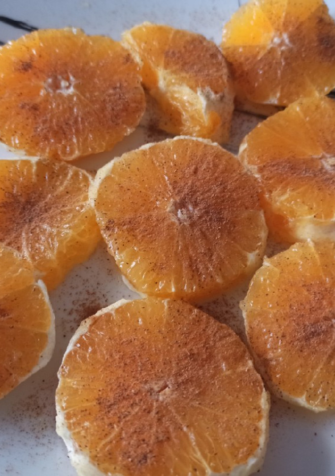 Una foto de Naranjas con canela