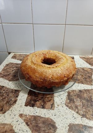 Una foto de Torta Matera Rellena con Mermelada de Frutilla