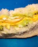 Emparedado nutritivo para el desayuno o merienda