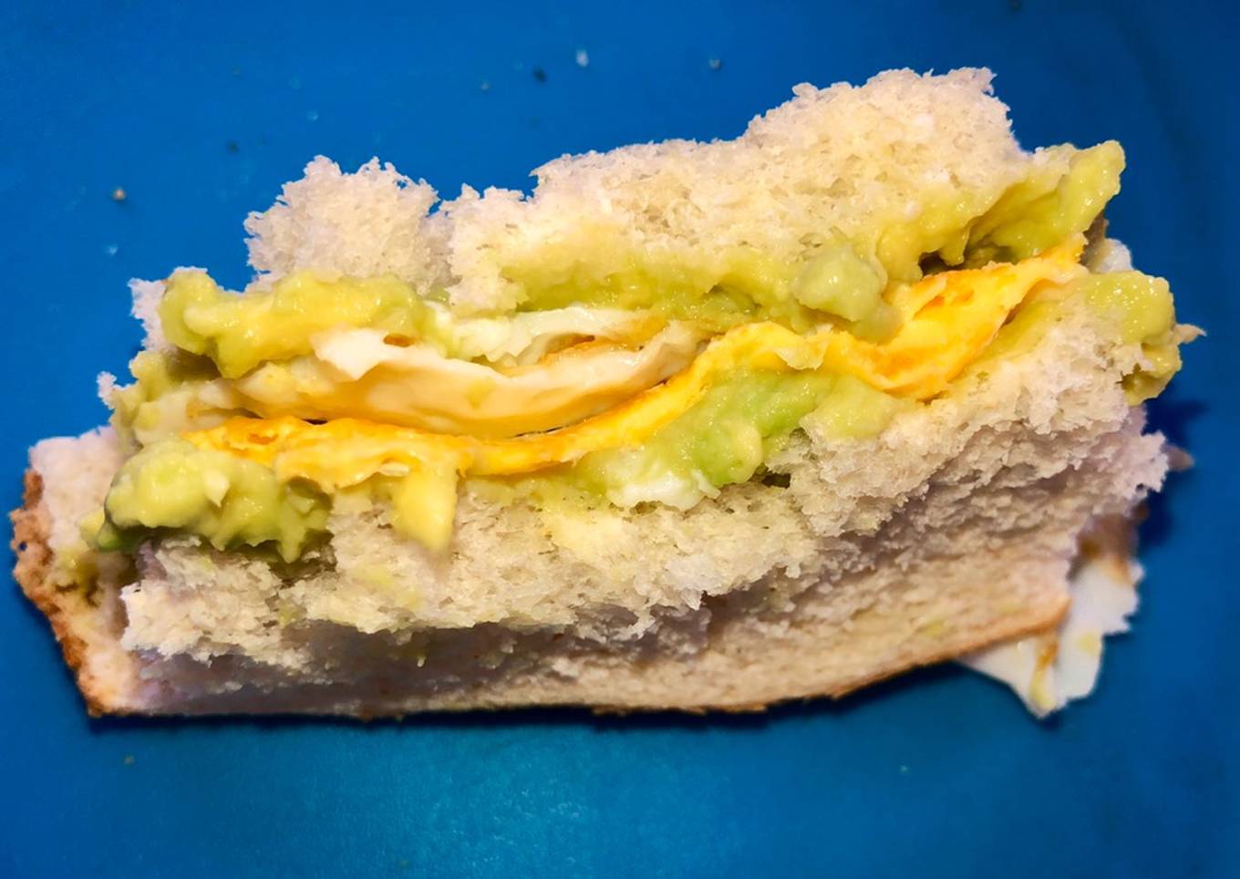 Emparedado nutritivo para el desayuno o merienda