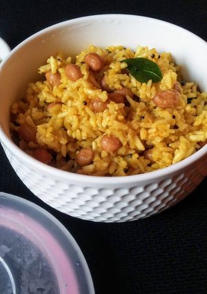 A picture of Murmura Upma.