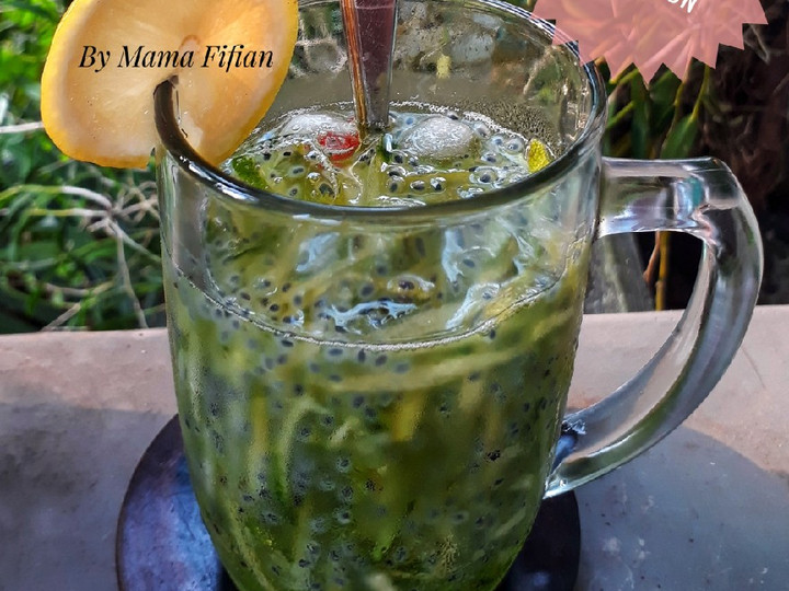 Resep Es Timun Selasih Rasa Melon Gampang