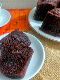 Foto resep Caramel Cake atau Bolu Sarang Semut Otang